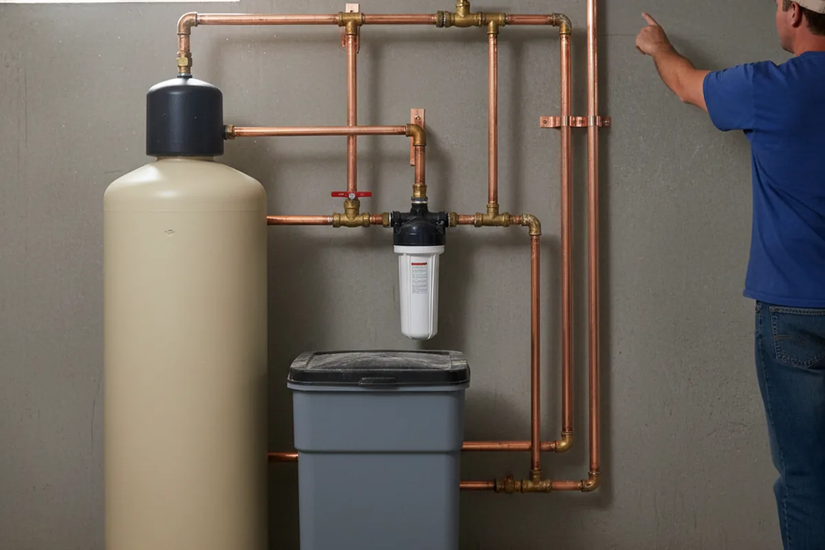 Whole-house water treatment system installed in Saint Michael
